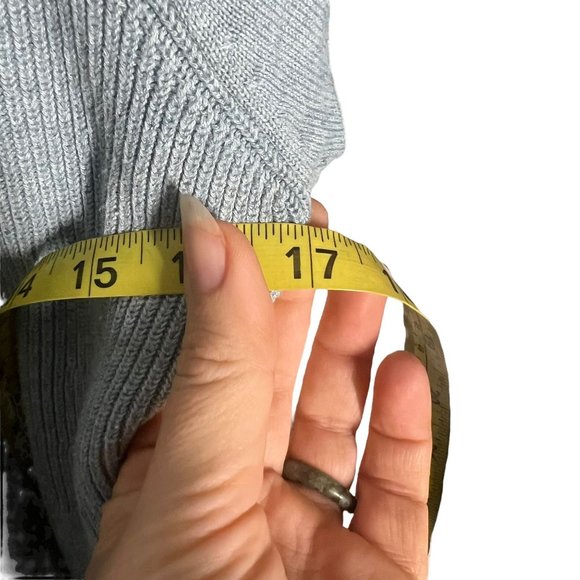 CAbi Blue Swing Knit Sweater Small - Picture 7 of 7